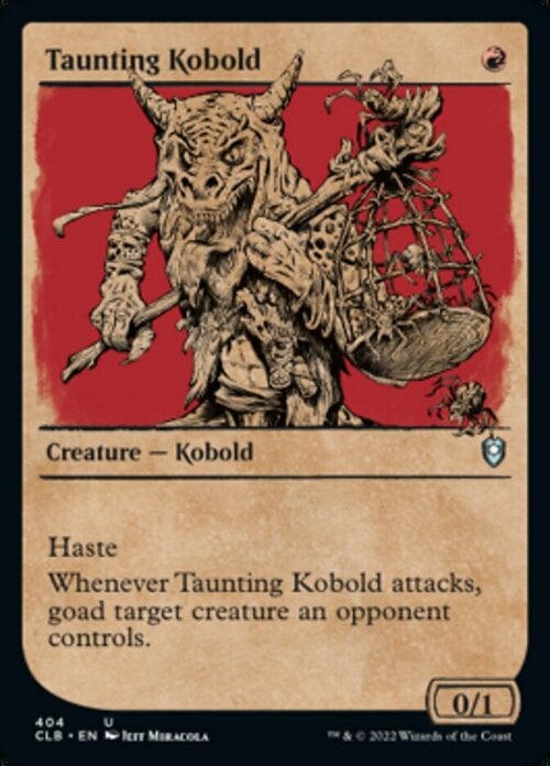 Taunting Kobold Card Front