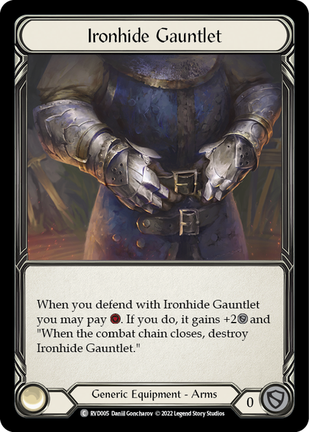 Ironhide Gauntlet Card Front