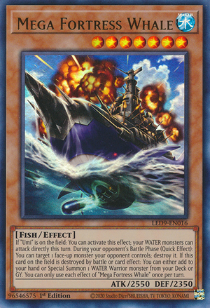 Mega Fortress Whale Card Front