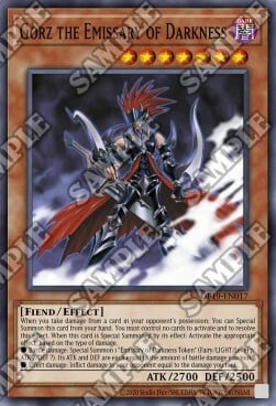 Gorz the Emissary of Darkness Card Front