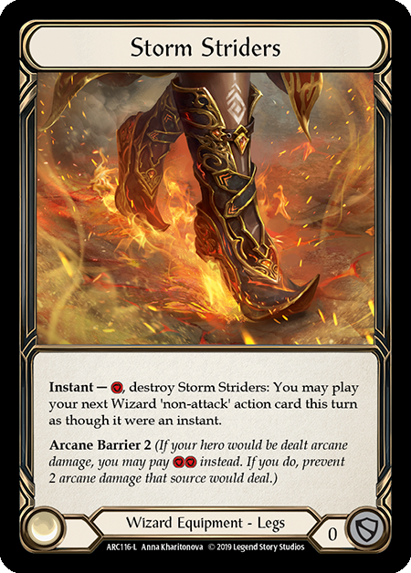 Storm Striders Arcane Rising - First | Flesh and Blood | CardTrader