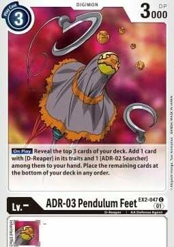 ADR-03 Pendulum Feet Frente