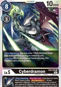 Cyberdramon Card Front