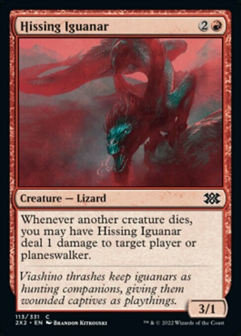 Iguanar Sibilante Card Front