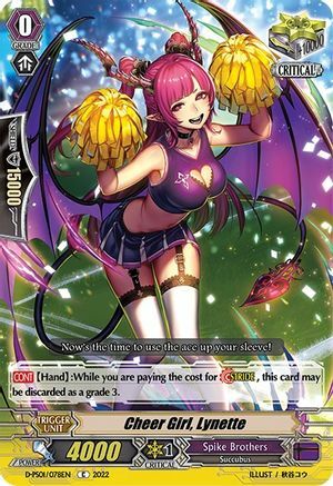 Cheer Girl, Lynette [P Format] Card Front