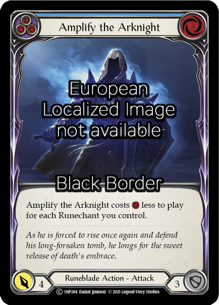Amplify the Arknight - Blue Card Front