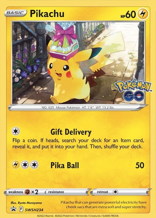 Pikachu [Gift Delivery | Pika Ball] Card Front