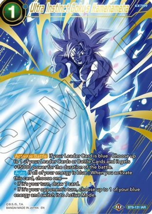 Ultra Instinct Goku's Kamehameha Card Front