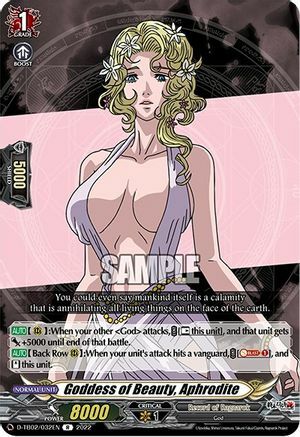 Goddess of Beauty, Aphrodite [D Format] Card Front