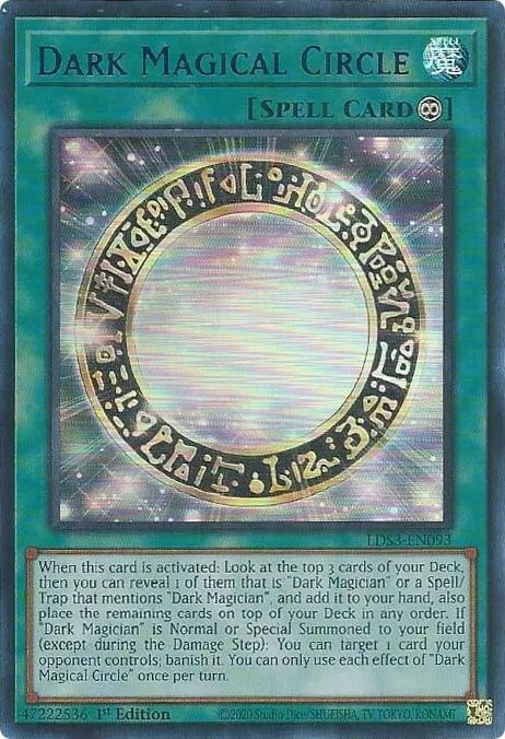 Dark Magical Circle Card Front