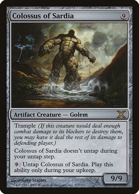 Colossus of Sardia Card Front