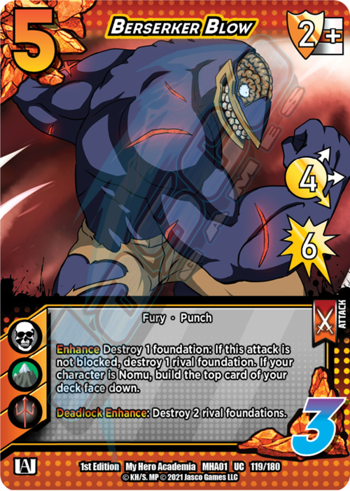 Berserker Blow Card Front