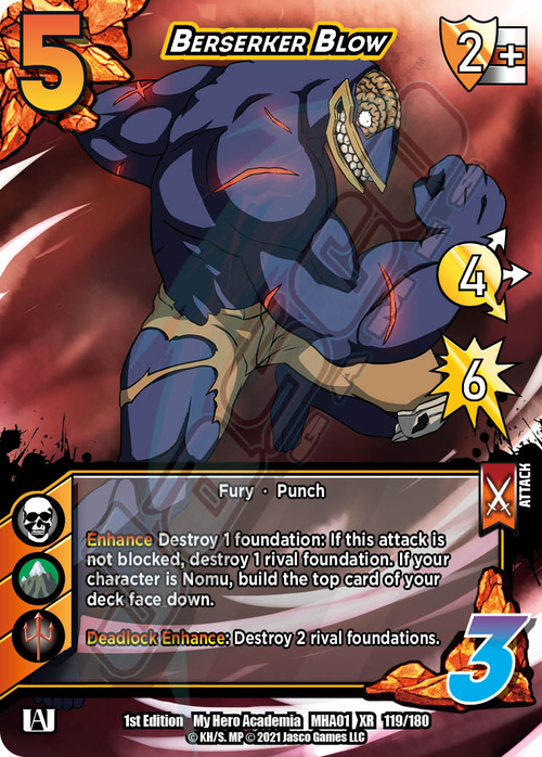 Berserker Blow Card Front