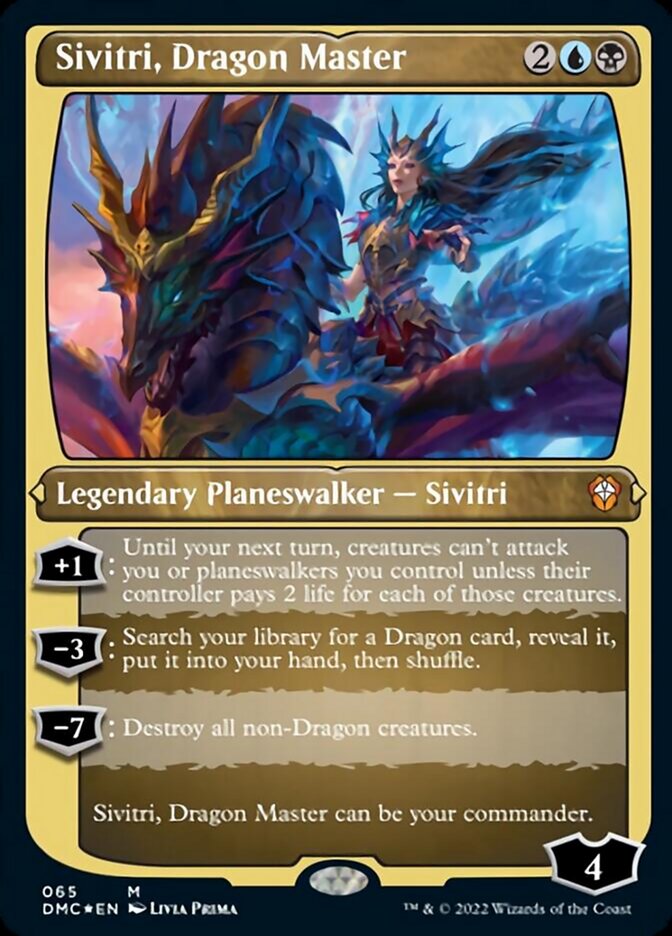 Sivitri, Dragon Master Commander: Dominaria United Collectors | Magic ...