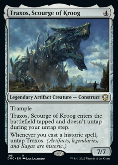 Traxos, Flagello di Kroog Card Front