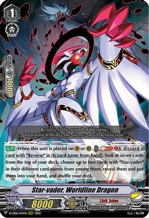 Star-vader, Worldline Dragon [V Format] Card Front