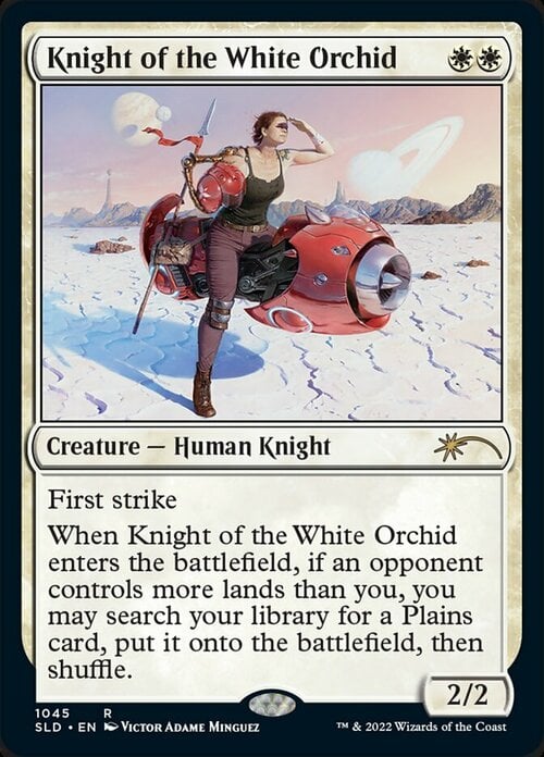 Cavaliere dell'Orchidea Bianca Card Front