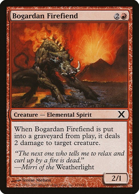 Bogardan Firefiend Card Front