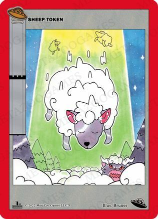 Sheep Token Card Front