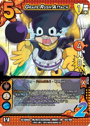 Grape Rush Attack Card Front