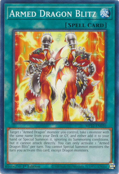 Armed Dragon Blitz Card Front
