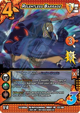 Relentless Barrage Card Front