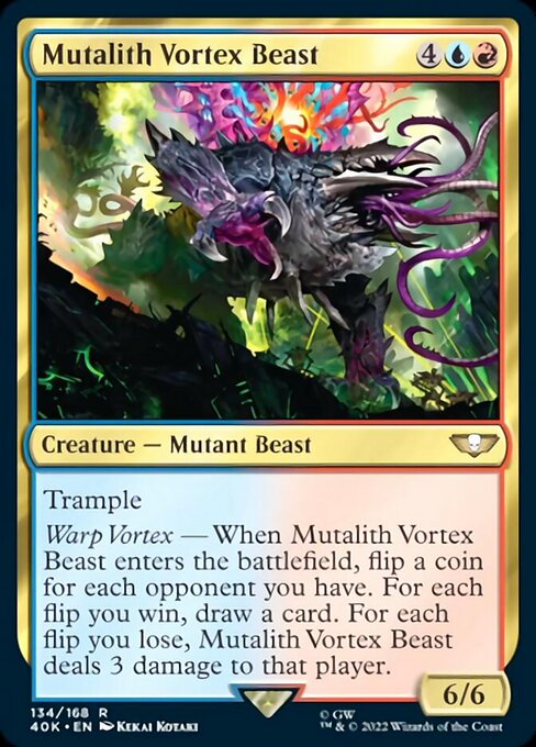 Mutalith Vortex Beast - Universes Beyond: Warhammer 40,000 - Magic: The  Gathering