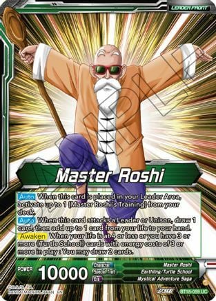 Master Roshi // Son Goku, Krillin, Yamcha, & Master Roshi, Reunited Frente