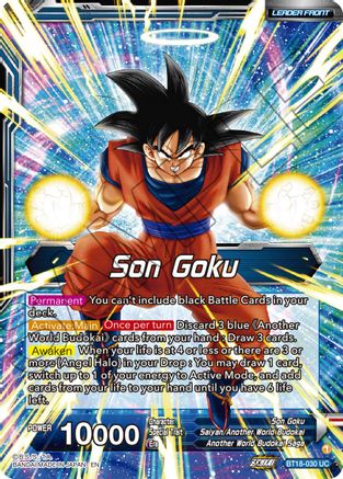 Son Goku // Son Goku, Another World Fighter Dawn of the Z-Legends ...