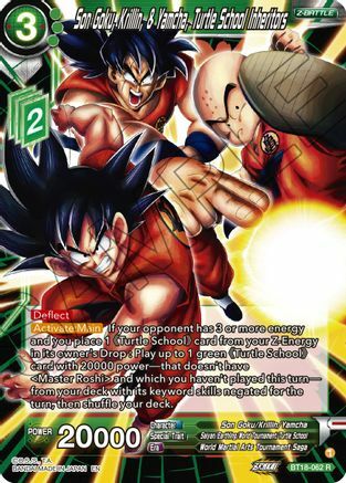 Son Goku, Krillin, & Yamcha, Turtle School Inheritors Frente