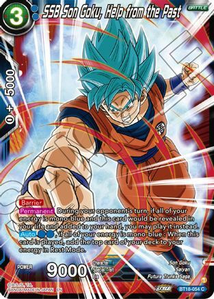 SSB Son Goku, Help from the Past Card Front