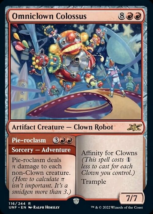 Omniclown Colossus // Pie-roclasm Card Front