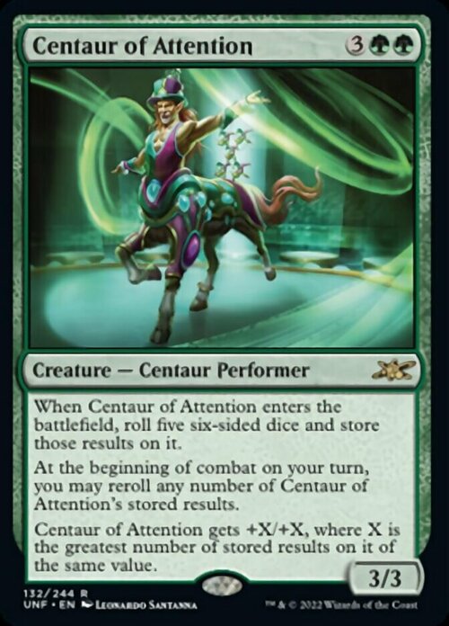 Centaur of Attention Card Front
