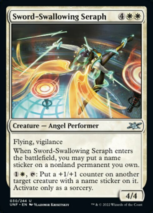 Sword-Swallowing Seraph Frente