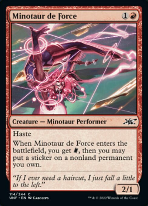 Minotaur de Force Card Front