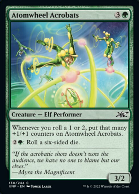 Atomwheel Acrobats Card Front