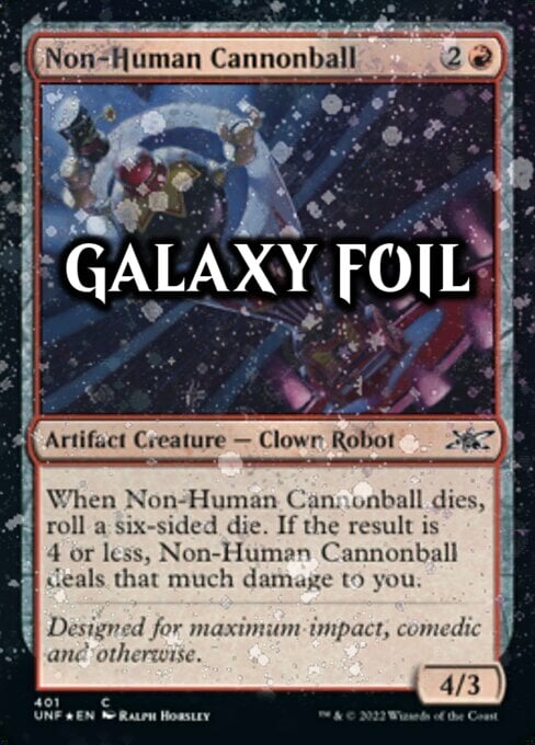 Non-Human Cannonball Frente