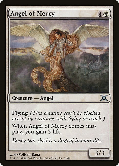 Angel of Mercy Card Front