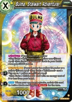Bulma, Stalwart Adventurer Card Front