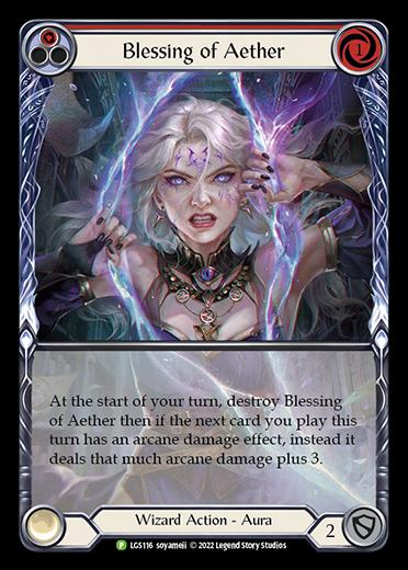 Blessing of Aether (Red) Card Front