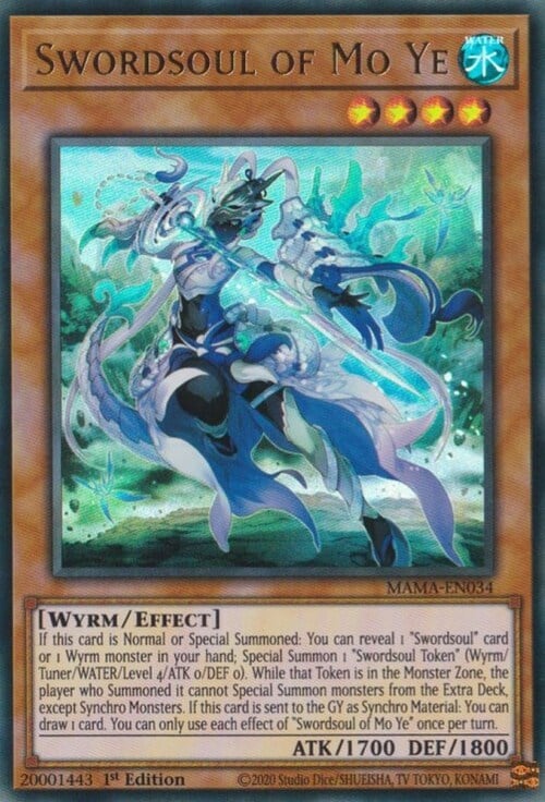 Swordsoul of Mo Ye Card Front