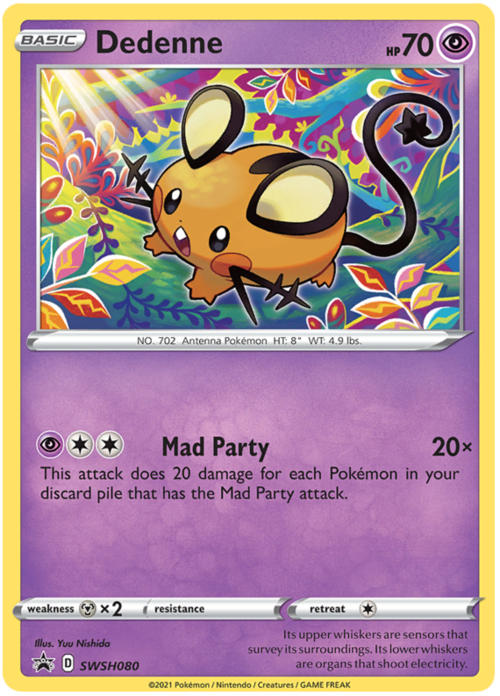 Dedenne [Mad Party] Card Front