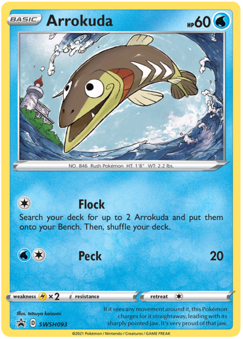 Arrokuda [Flock | Peck] Card Front