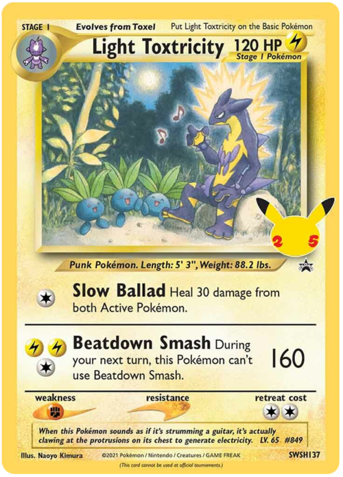 Light Toxtricity [Slow Ballad | Beatdown Smash] Card Front