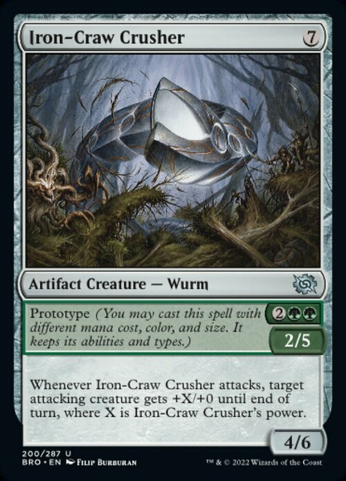 Iron-Craw Crusher Card Front