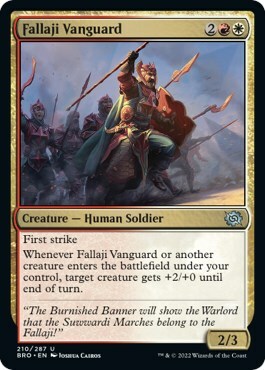 Avanguardia di Fallaji Card Front