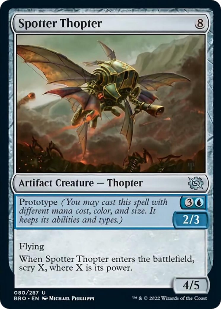 Spotter Thopter The Brothers' War | Magic | CardTrader