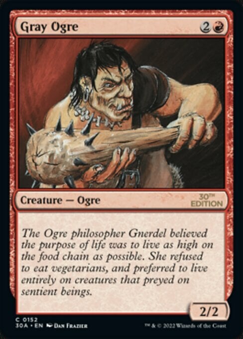 Ogre Grigio Card Front