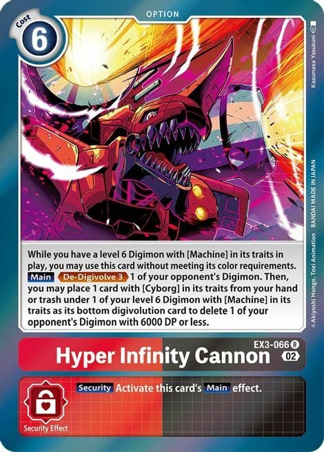 Hyper Infinity Cannon Frente