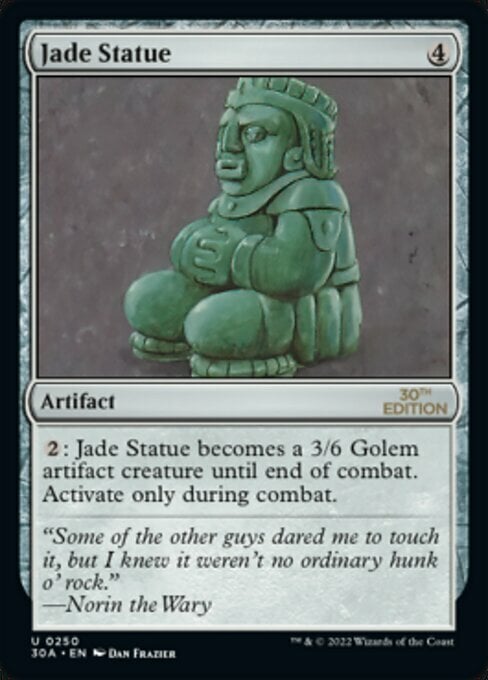Estatua de jade Frente